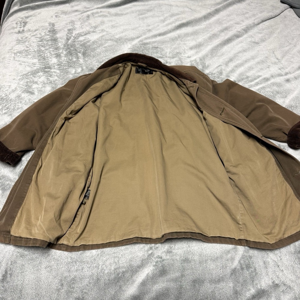 Eddie Bauer Barn Chore Jacket Men's Small Field Canvas Corduroy Collar - Picture 9 of 9